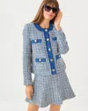 Lilly Pulitzer Cammi Boucle Mini Skirt In Blue