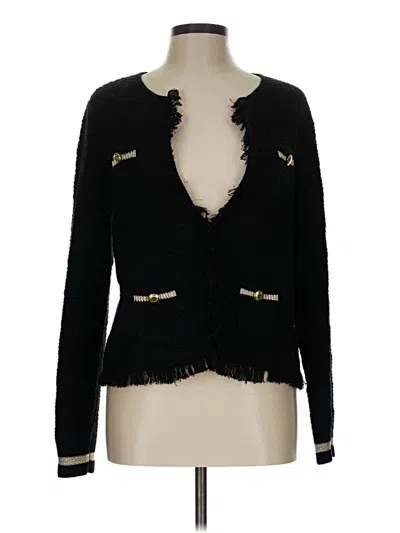 Pre-owned Lilly Pulitzer Cardigan Sweater In Black