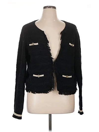 Pre-owned Lilly Pulitzer Cardigan Sweater In Black