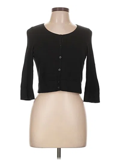 Pre-owned Lilly Pulitzer Cardigan Sweater In Black