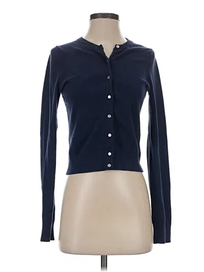 Pre-owned Lilly Pulitzer Cardigan Sweater In Blue