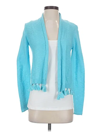 Pre-owned Lilly Pulitzer Cardigan Sweater In Blue