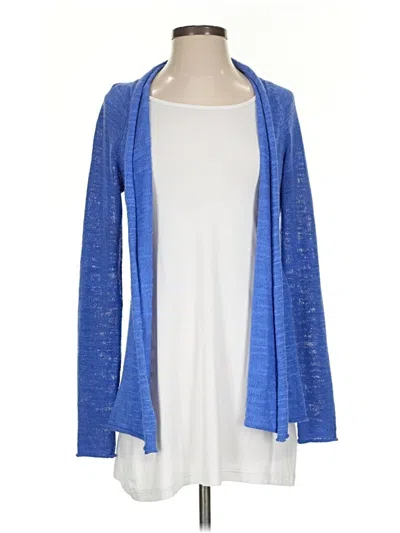 Pre-owned Lilly Pulitzer Cardigan Sweater In Blue