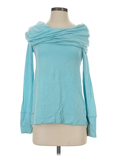 Pre-owned Lilly Pulitzer Cardigan Sweater In Blue