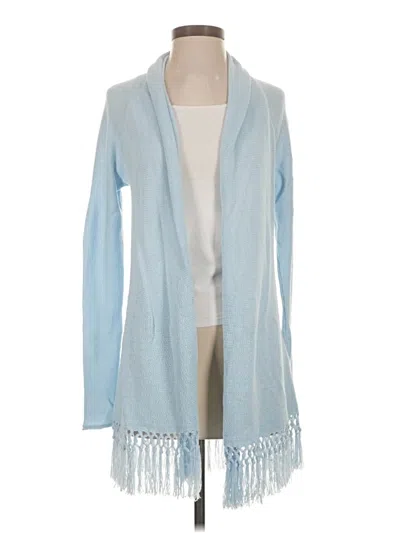 Pre-owned Lilly Pulitzer Cardigan Sweater In Blue