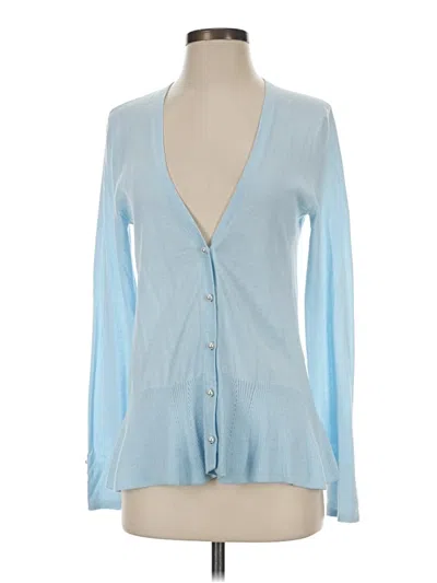 Pre-owned Lilly Pulitzer Cardigan Sweater In Blue
