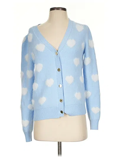 Pre-owned Lilly Pulitzer Cardigan Sweater In Blue
