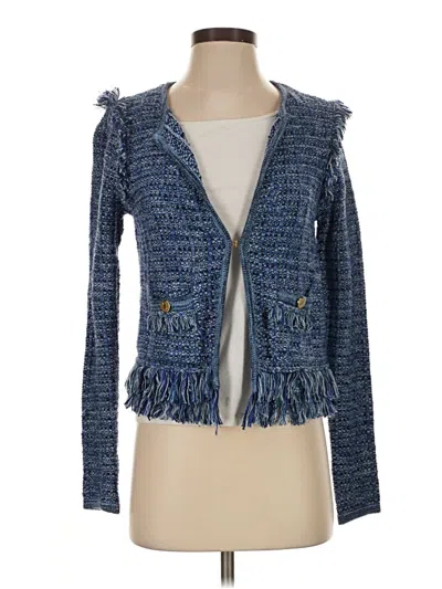 Pre-owned Lilly Pulitzer Cardigan Sweater In Blue