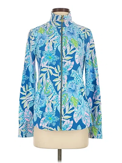 Pre-owned Lilly Pulitzer Cardigan Sweater In Blue