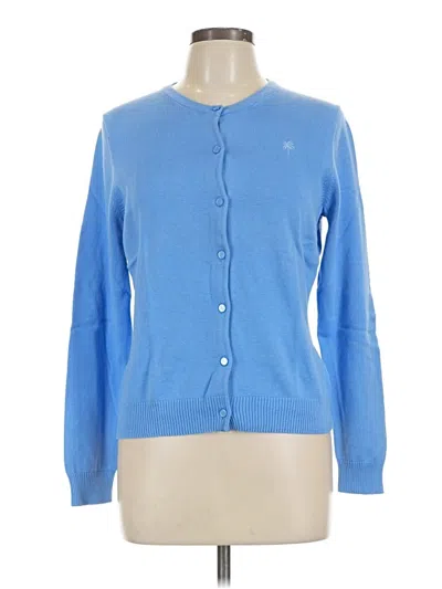 Pre-owned Lilly Pulitzer Cardigan Sweater In Blue