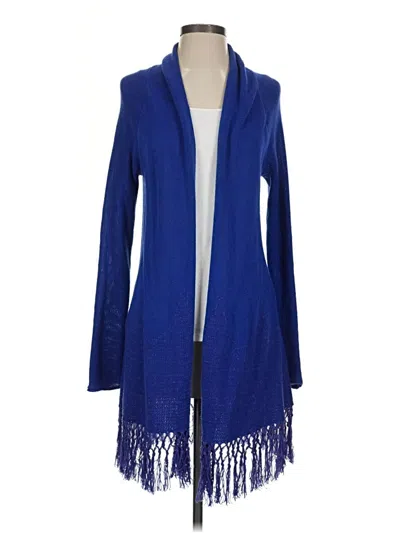 Pre-owned Lilly Pulitzer Cardigan Sweater In Blue