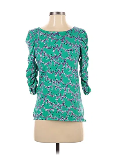 Pre-owned Lilly Pulitzer Cardigan Sweater In Green