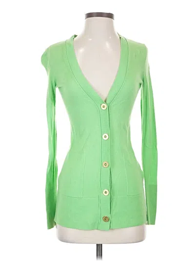 Pre-owned Lilly Pulitzer Cardigan Sweater In Green