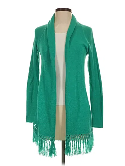 Pre-owned Lilly Pulitzer Cardigan Sweater In Green