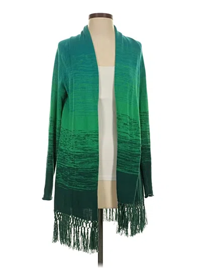 Pre-owned Lilly Pulitzer Cardigan Sweater In Green