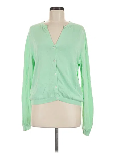Pre-owned Lilly Pulitzer Cardigan Sweater In Green
