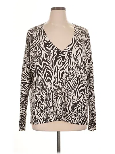 Pre-owned Lilly Pulitzer Cardigan Sweater In Ivory