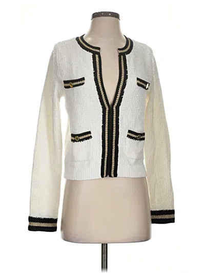 Pre-owned Lilly Pulitzer Cardigan Sweater In Ivory