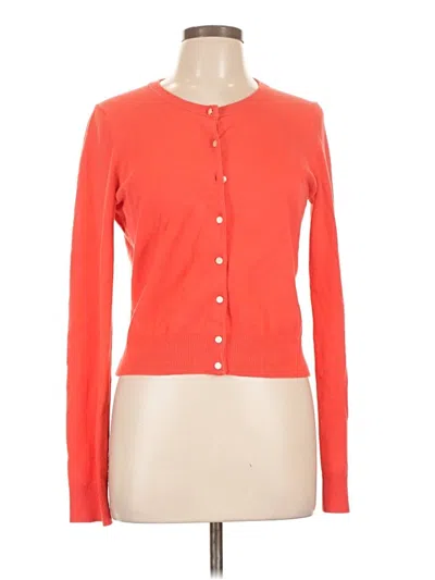 Pre-owned Lilly Pulitzer Cardigan Sweater In Orange