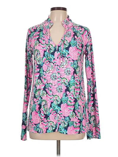 Pre-owned Lilly Pulitzer Cardigan Sweater In Pink