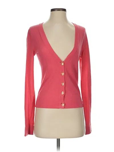 Pre-owned Lilly Pulitzer Cardigan Sweater In Pink