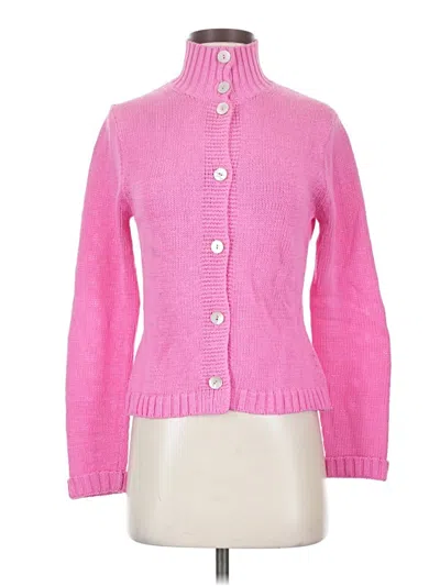 Pre-owned Lilly Pulitzer Cardigan Sweater In Pink