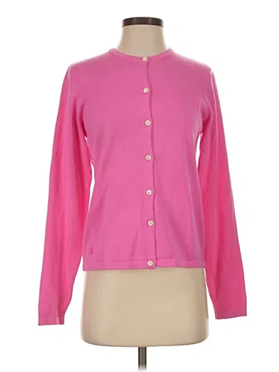 Pre-owned Lilly Pulitzer Cardigan Sweater In Pink