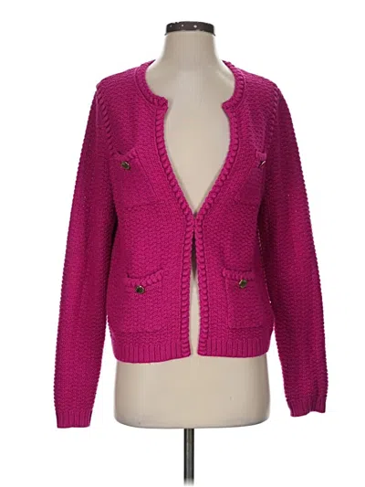 Pre-owned Lilly Pulitzer Cardigan Sweater In Pink