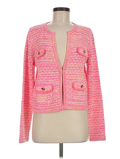 Pre-owned Lilly Pulitzer Cardigan Sweater In Pink