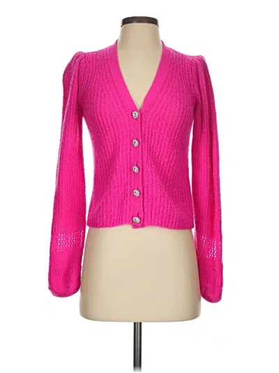 Pre-owned Lilly Pulitzer Cardigan Sweater In Pink