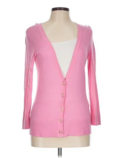 Pre-owned Lilly Pulitzer Cardigan Sweater In Pink