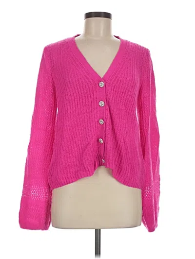 Pre-owned Lilly Pulitzer Cardigan Sweater In Pink