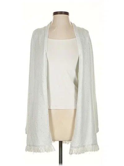 Pre-owned Lilly Pulitzer Cardigan Sweater In Silver