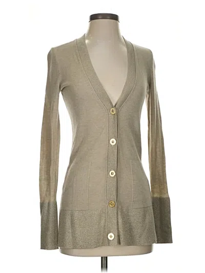Pre-owned Lilly Pulitzer Cardigan Sweater In Tan