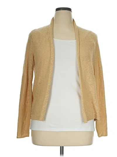 Pre-owned Lilly Pulitzer Cardigan Sweater In Tan