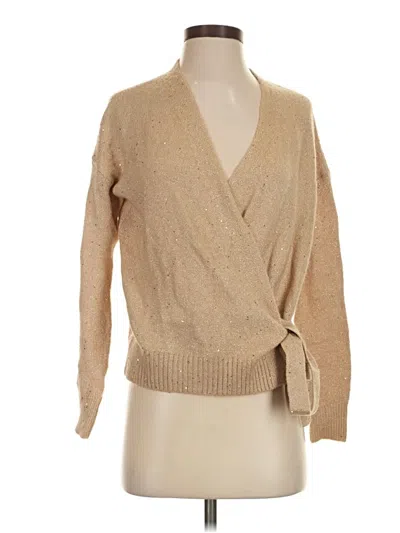Pre-owned Lilly Pulitzer Cardigan Sweater In Tan