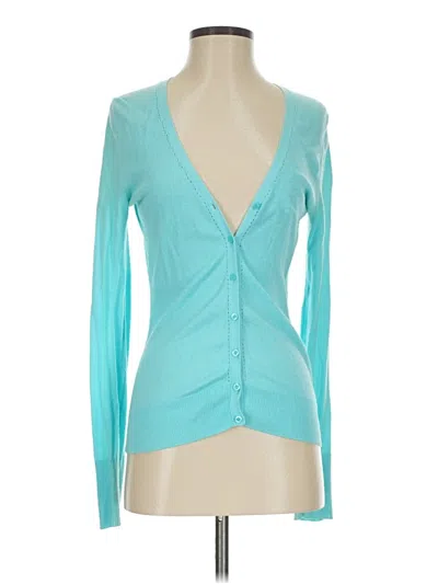 Pre-owned Lilly Pulitzer Cardigan Sweater In Teal
