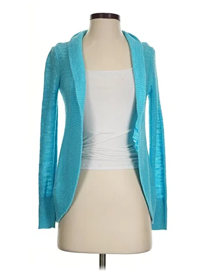 Pre-owned Lilly Pulitzer Cardigan Sweater In Teal