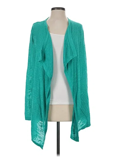 Pre-owned Lilly Pulitzer Cardigan Sweater In Teal