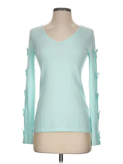 Pre-owned Lilly Pulitzer Cardigan Sweater In Teal