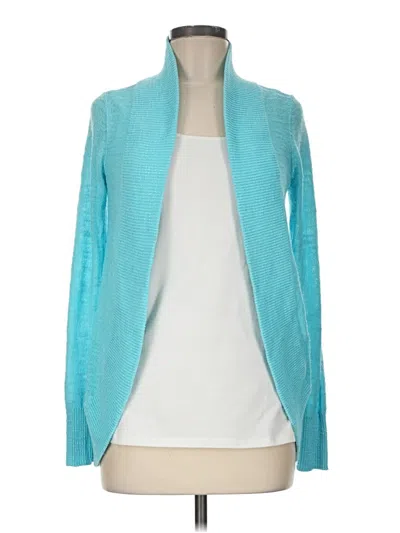 Pre-owned Lilly Pulitzer Cardigan Sweater In Teal
