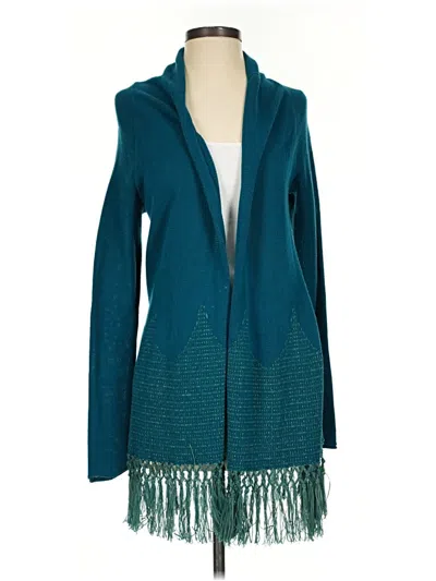 Pre-owned Lilly Pulitzer Cardigan Sweater In Teal