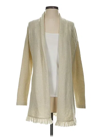 Pre-owned Lilly Pulitzer Cardigan Sweater In White