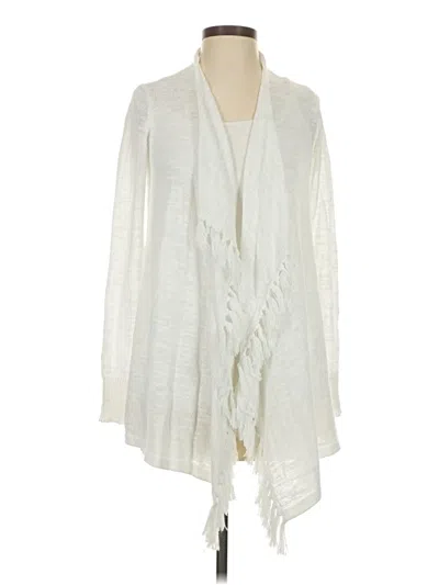 Pre-owned Lilly Pulitzer Cardigan Sweater In White