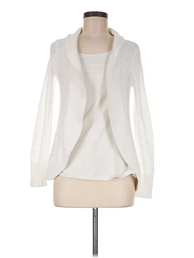 Pre-owned Lilly Pulitzer Cardigan Sweater In White