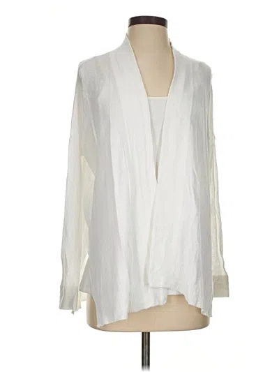 Pre-owned Lilly Pulitzer Cardigan Sweater In White