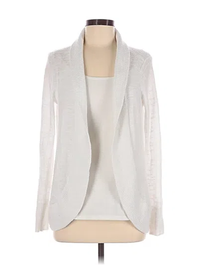 Pre-owned Lilly Pulitzer Cardigan Sweater In White