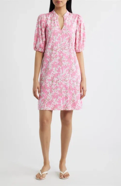 Lilly Pulitzer ® Carey Floral Print Minidress In Pink
