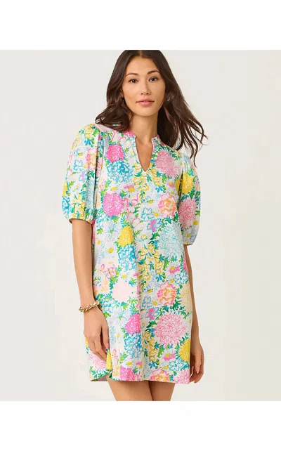 Lilly Pulitzer Carey Mini Dress In Lilly Garden In Multi