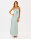 Lilly Pulitzer Carlynn Maxi Dress In Bluette Ditsy Daisy Metallic Brocade